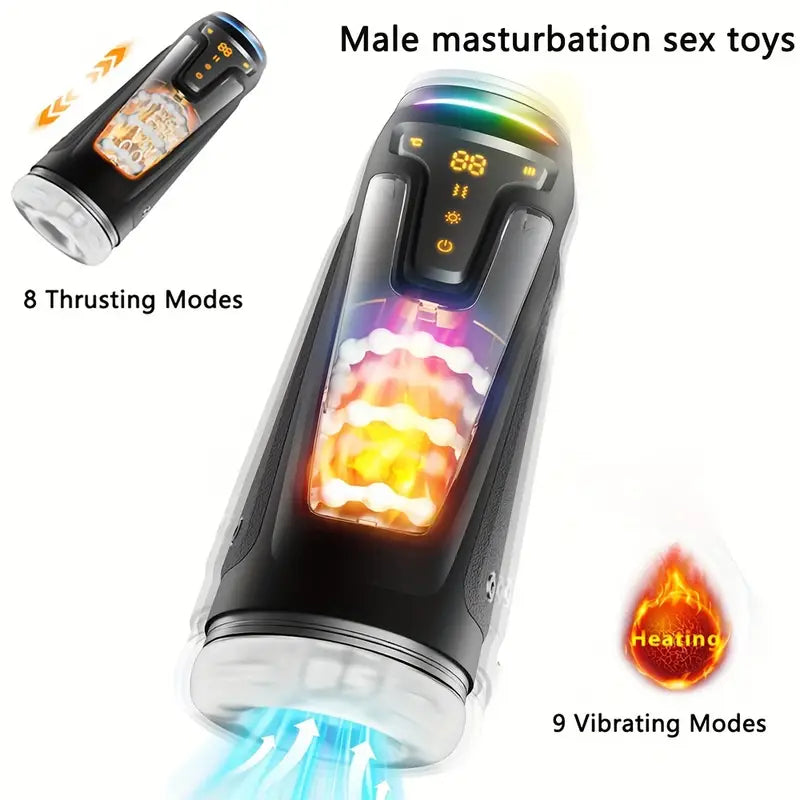 TPE Material And 3D Textured Tunnel, Adult Sex Toys And Games Hands Free & Fits More Sizes