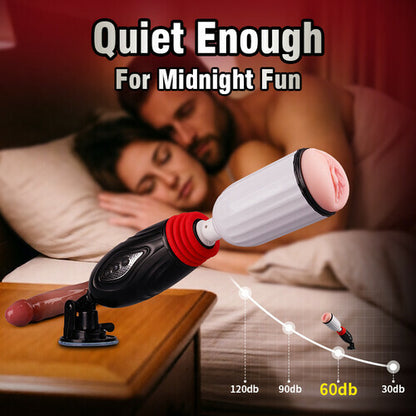 Stella 2-in-1 Thrusting Couples Sex Machine – Heating & Remote Control