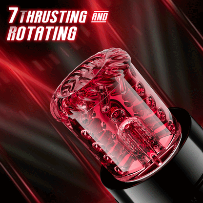 Cinder - App-Controlled Male Stroker with Thrusting, Suction and Rotation