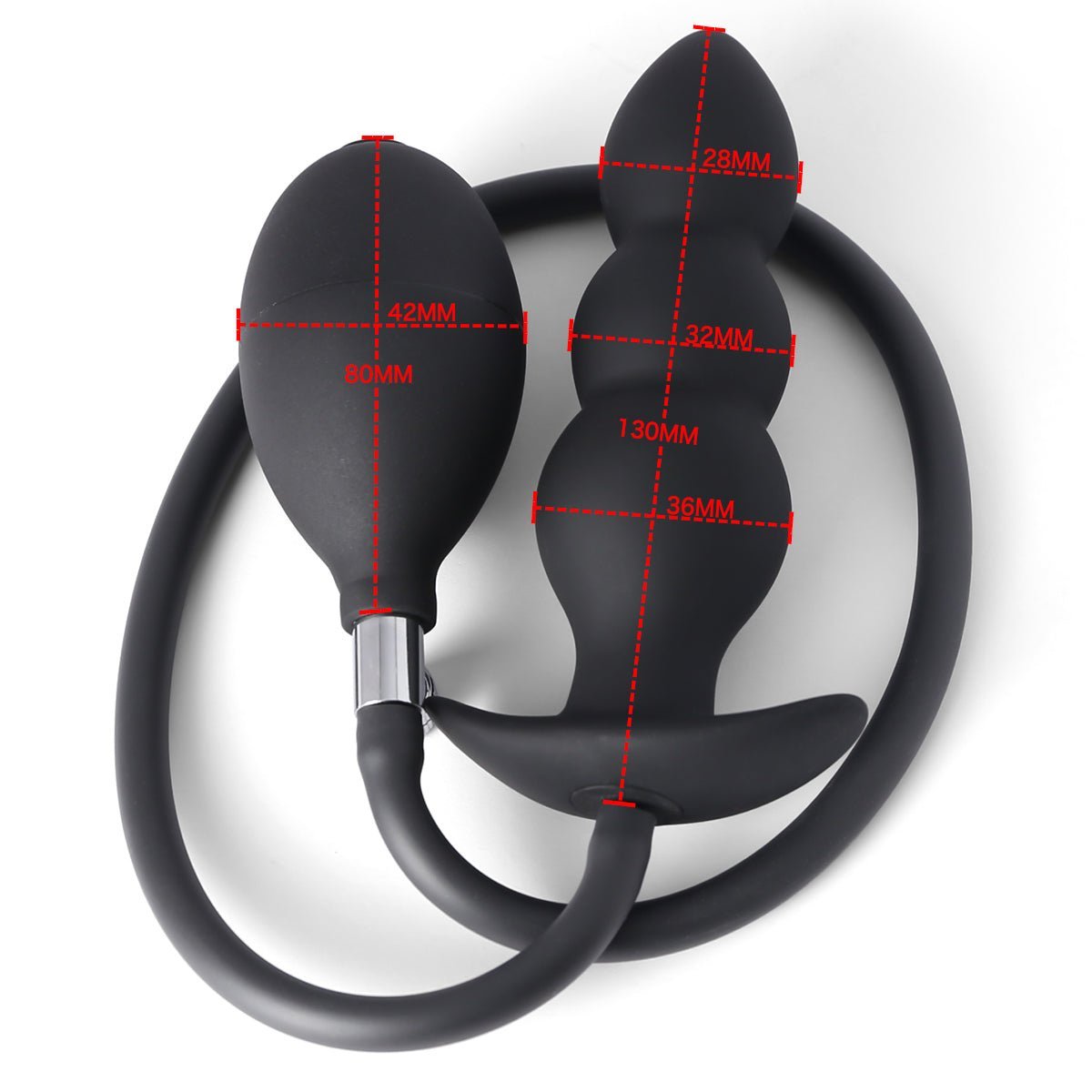 Expandable Anal Trainer Butt Plug – Inflatable Size Control