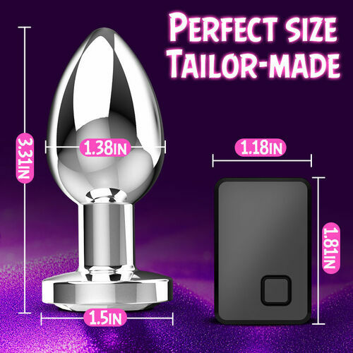 Metal Anal Vibrator – 10 Vibration Modes for Intense Prostate & G-Spot Pleasure
