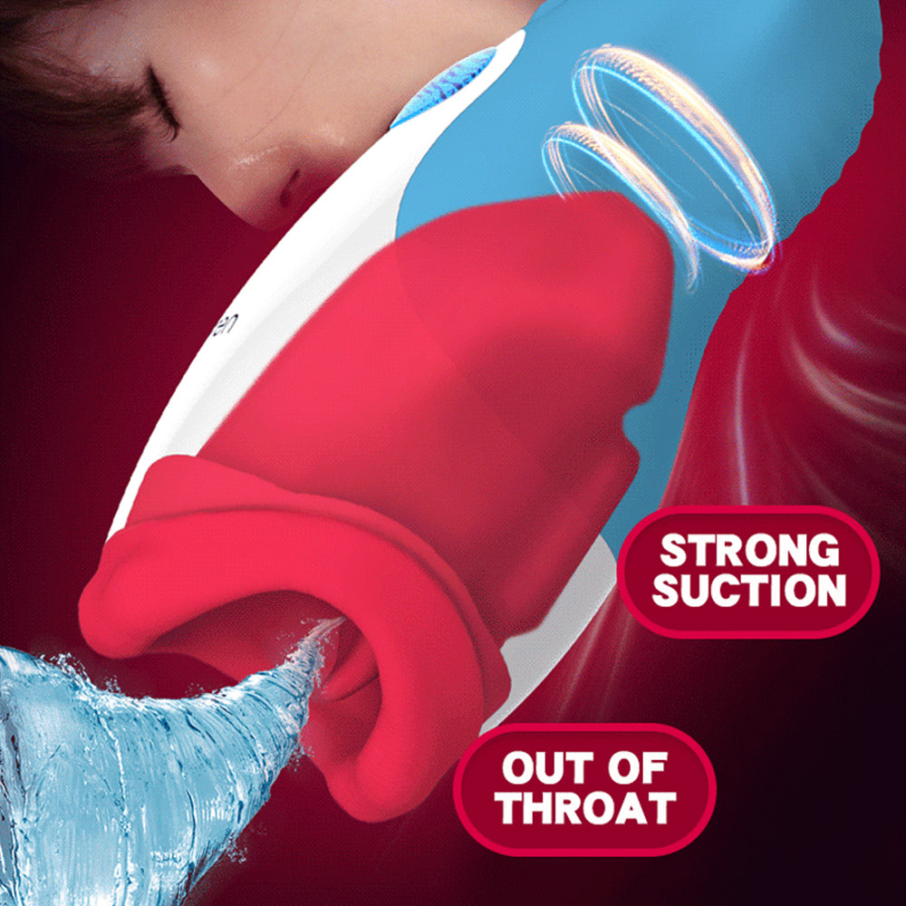 Leten Girls Realistic Oral & Tongue Stimulation Masturbator for Men