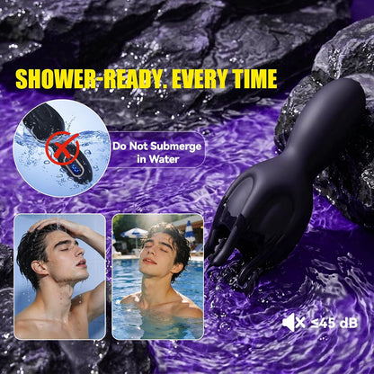 360° Rotating Glans Stimulator – 9 Vibration & Rotation Modes