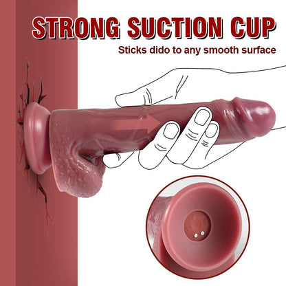 Electric Thrusting & Vibrating Dildo – 3 Speeds & 10 Frequencies