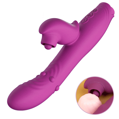 Liliana - 4 In 1 Tapping Wiggling G-spot Vibrator With Rolling Beads