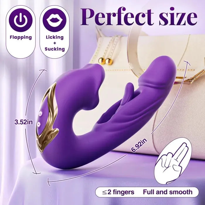 G-Spot Flapping & Licking Vibrator – 7+5 Mode Design