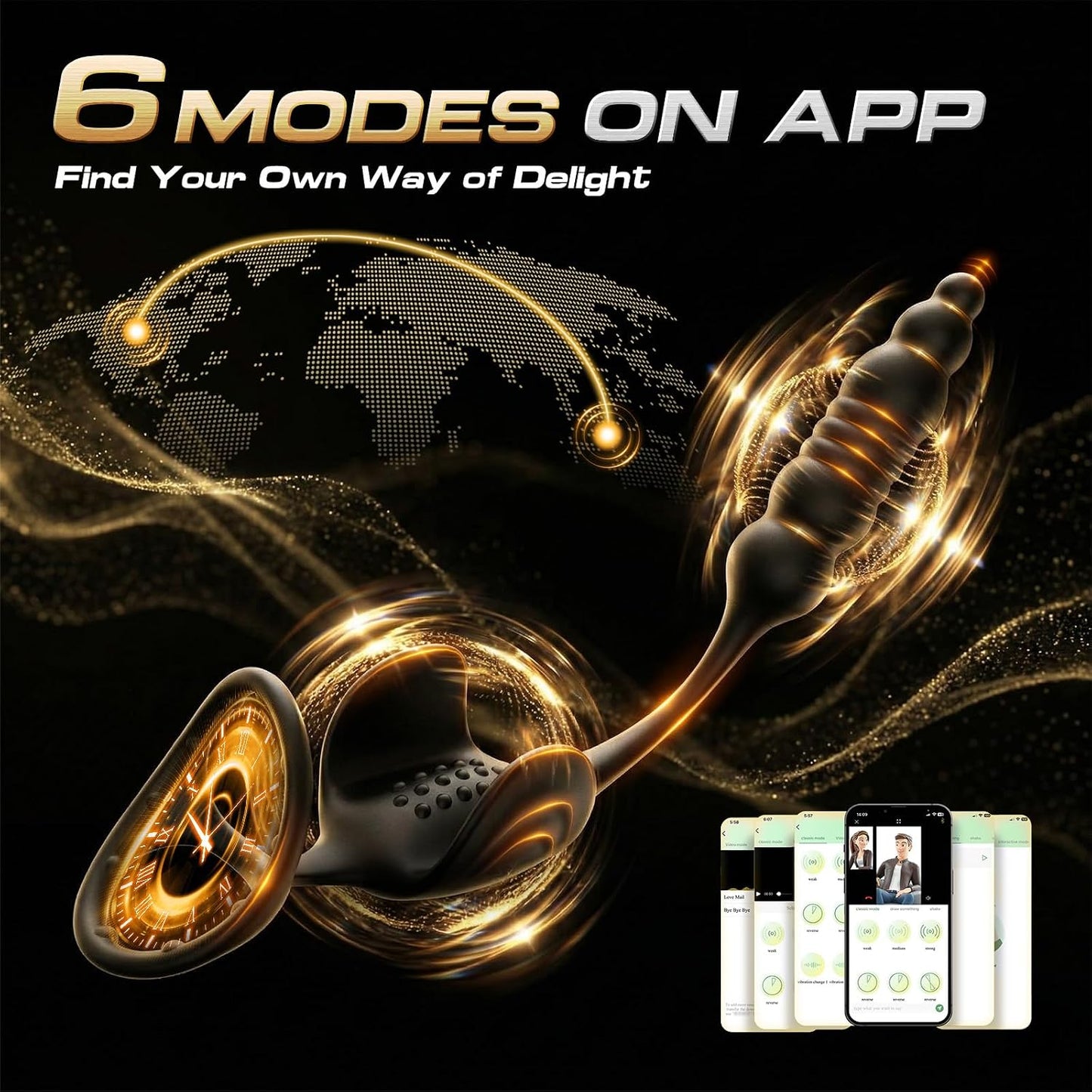 Beginner Vibrating Anal Plug – 10 Modes Silicone Trainer