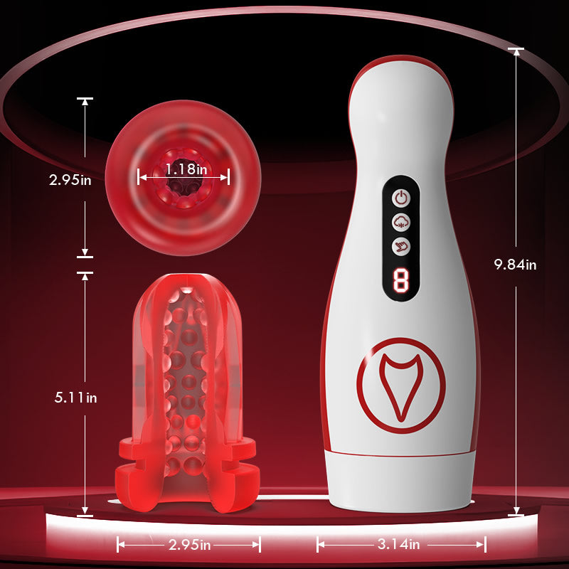 Kama - 7 Sucking & Vibrating Automatic Voice Masturbator Cup