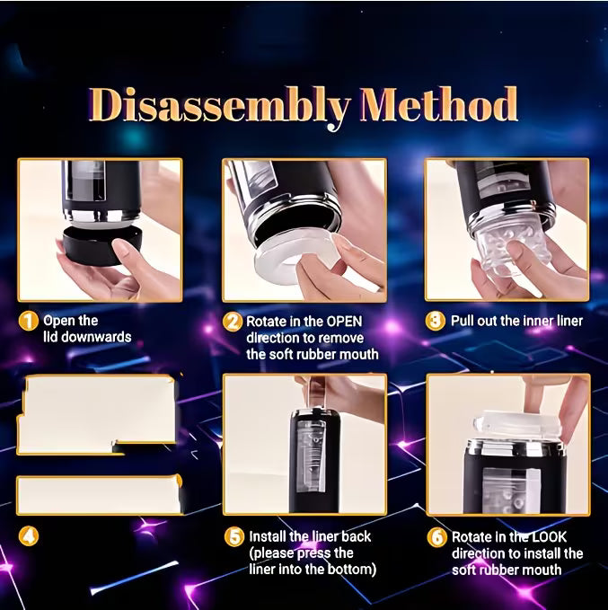 Pulse V3 Automatic Male Stroker with Thrusting, Rotation & Sensory Audio
