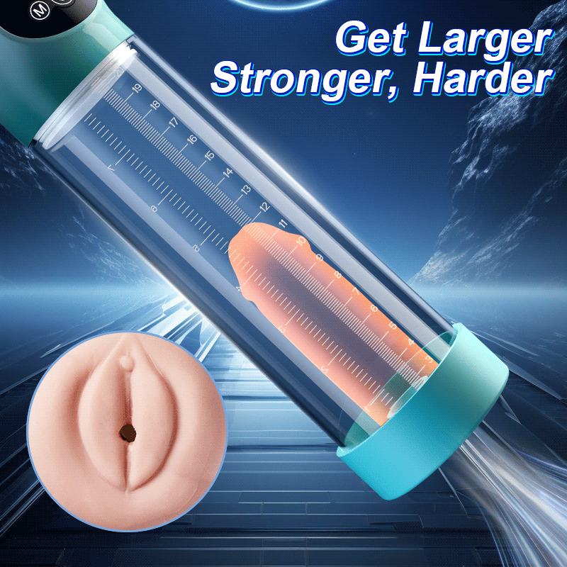 Electric Penis Pump with Mini Sleeve – 5 Suction Modes, 2-in-1 Design