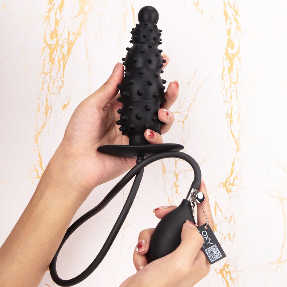 Expandable Anal Trainer Butt Plug – Inflatable Size Control