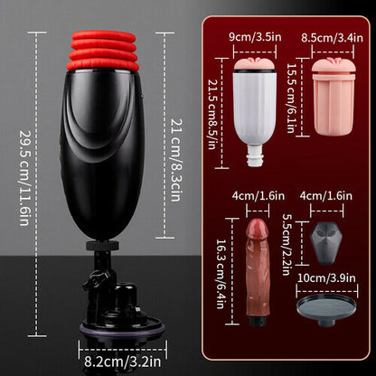 Stella 2-in-1 Thrusting Couples Sex Machine – Heating & Remote Control