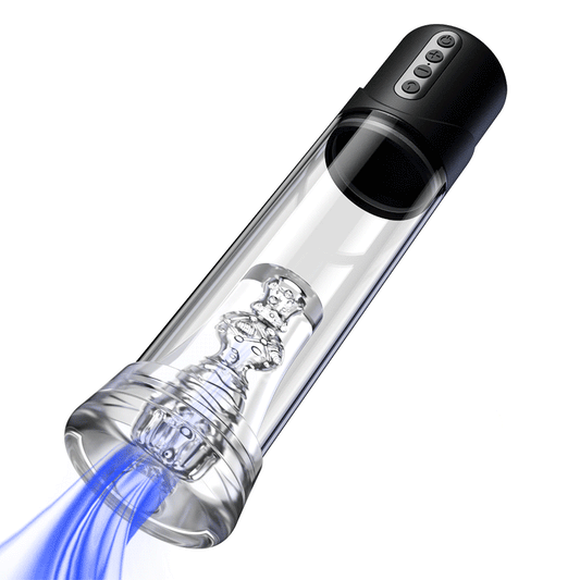 Adjustable Vacuum Penis Pump with Textured Comfort Sleeve