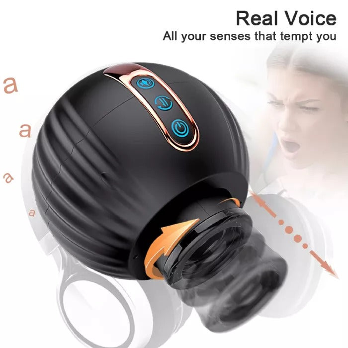 Tornado Automatic Male Stroker – Thrusting, Rotating & Voice Functions