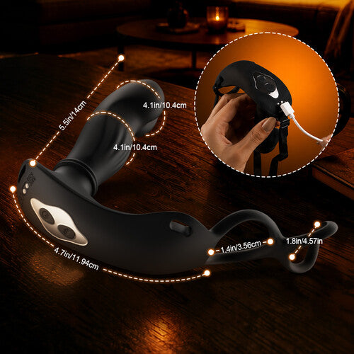 Hugo Wearable Thrusting Prostate Massager – APP & Remote Control