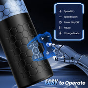 STORM rotating male stroker packaging view