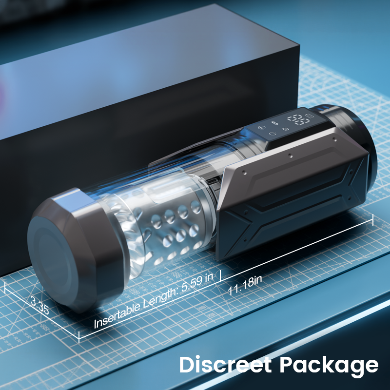 King – 4-in-1 Waterproof Automatic Masturbation Cup for Men