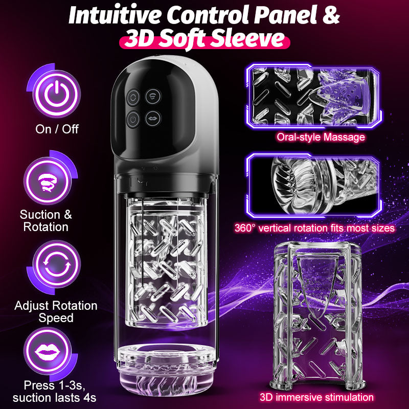 Male Stroker with Smart Air Suction Control