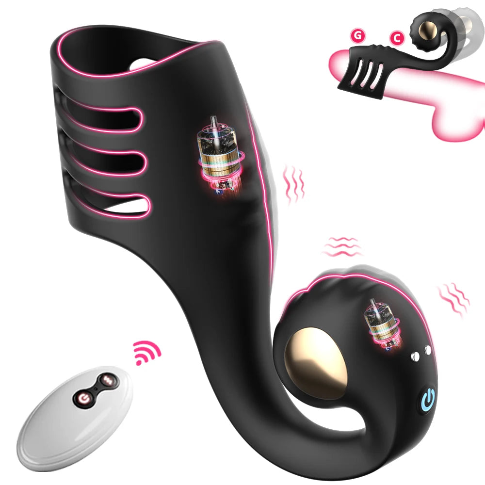 Wireless Remote Penis Ring Vibrator – Delay & Clitoral Stimulator for Couples