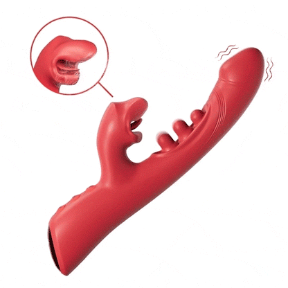 Vibrador Punto G – 9 ritmos de golpeteo, 8 modos de lamido y vibración