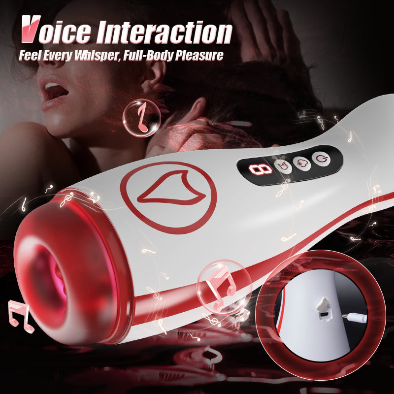 Kama - 7 Sucking & Vibrating Automatic Voice Masturbator Cup
