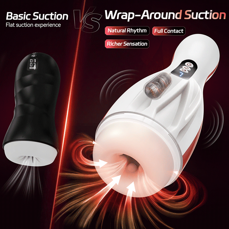 Kama wrap-around suction design compared with basic flat suction