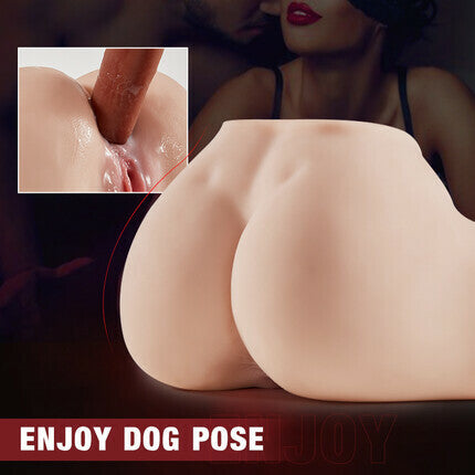 6.39lb Traci Beautiful Buttocks Realistic Butt Skin and Touch Double Hole Design