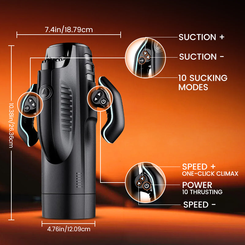 Leten Automatic Male Stroker – Thrusting, Suction & Heating