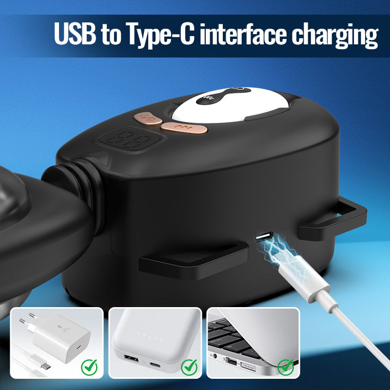 Lust Gear - Wearing Masturbation Cup 9 Vibrating & 9 Thrusting Modes