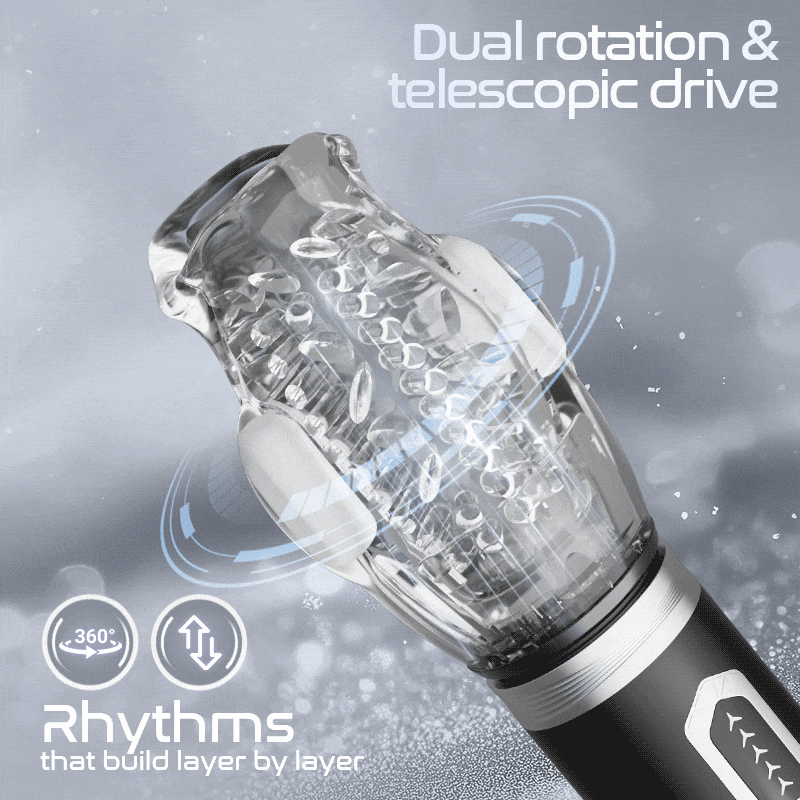 Amber -Automatic Male Stroker with Thrusting, Rotation and Precision Vibration