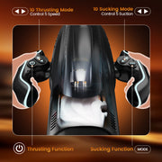 Leten heated automatic stroker close-up view