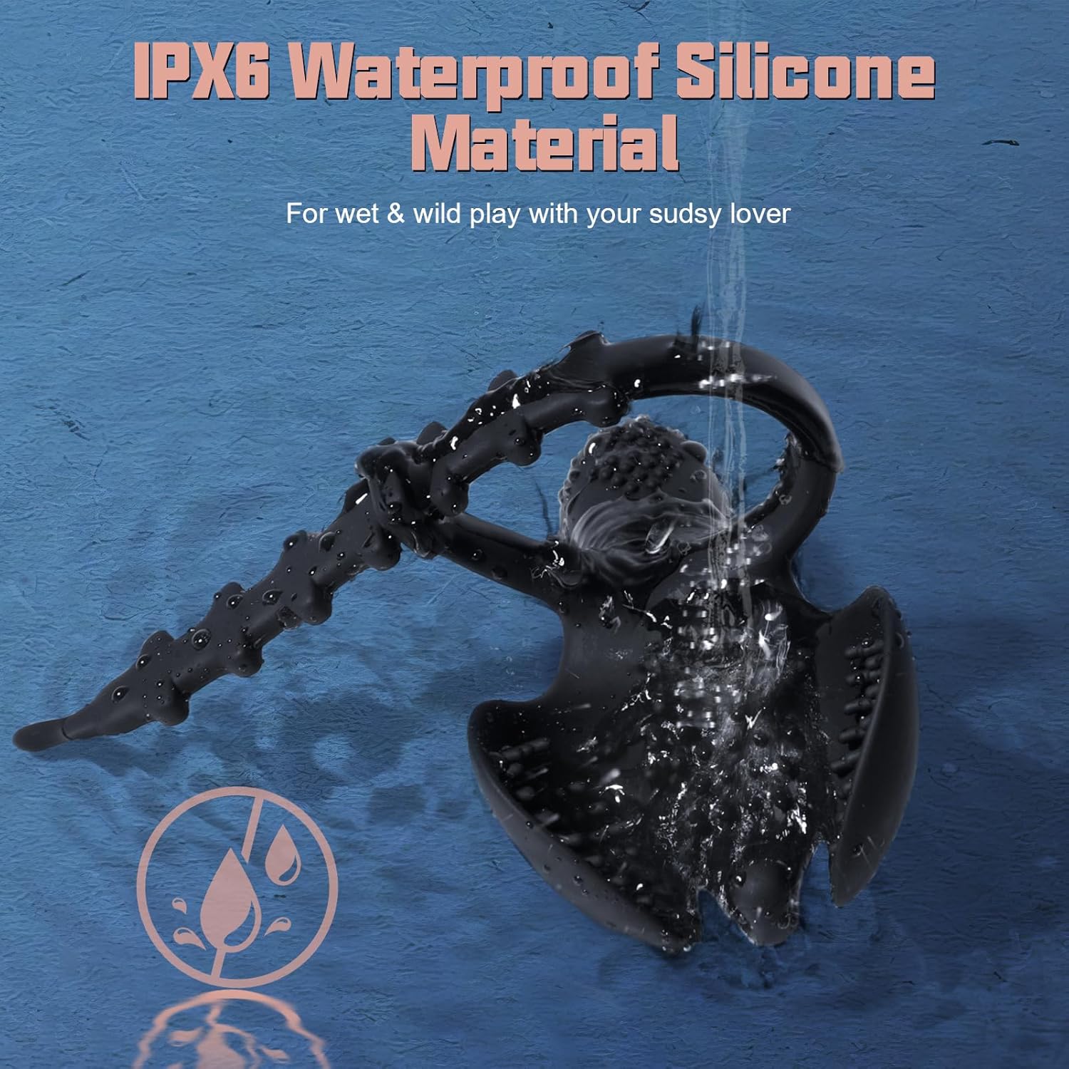 3-in-1 Vibrating Adjustable Penis Ring with Prostate & Clitoral Stimulation