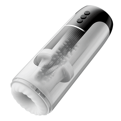 4 In 1 Male Masturbator Stroker 7 Vibrating & Thrusting Modes Heating & Vioce Function
