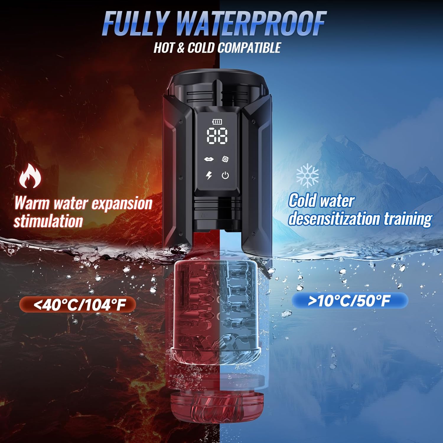 EINSEO AI-Controlled Rotating Male Stroker with Thrusting & Air Suction