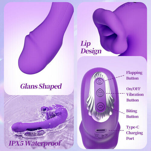 G-Spot Vibrator Kiss 7 Flapping Vibrating Modes