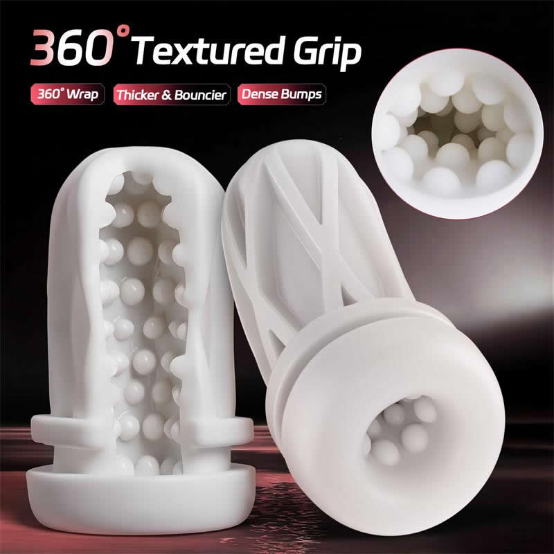 Kama removable sleeve showing 360-degree raised texture pattern