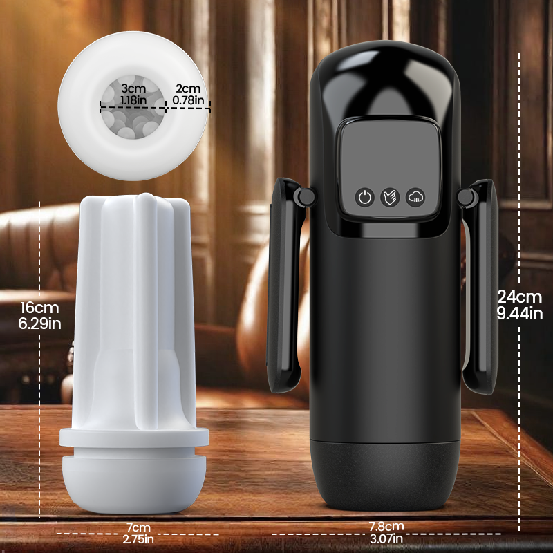 Suction Male Stroker with Precision Vibration and Ergonomic Grip