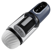 ARMOR55 CVT male stroker with clear chamber and white textured sleeve