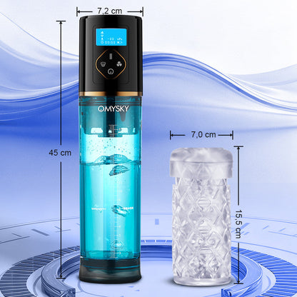 ST-VP-MARKHAM06 Water Vortex Penis Pump – 6 Modes, IPX7 & Textured Sleeve