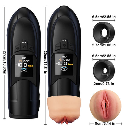 Ravish Automatic Male Stroker – Flesh-Like Sleeve, 9 Suction Modes & IPX7