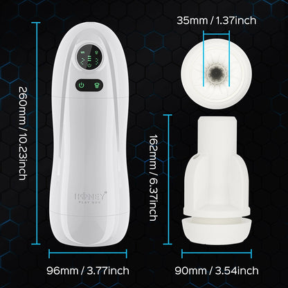 KAI 2 Heated Male Stroker with Suction Stimulation and Precision Vibration