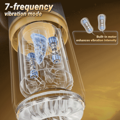 5-in-1 Male Stroker with Adaptive Thrusting & Air Suction
