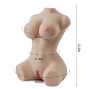 7.72lb Vera Huge Tits Big Breasts Sex Doll Dual Channel — dimensions and weight reference