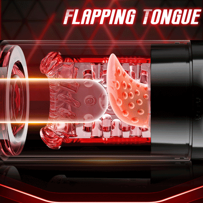 Cinder - App-Controlled Male Stroker with Thrusting, Suction and Rotation