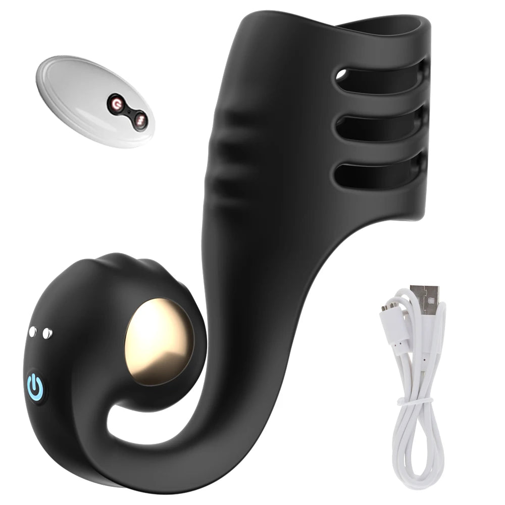 Wireless Remote Penis Ring Vibrator – Delay & Clitoral Stimulator for Couples