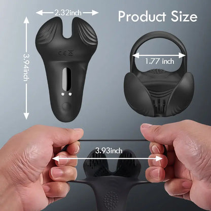 10 Vibrating Training Penis Ring Sweetstoy