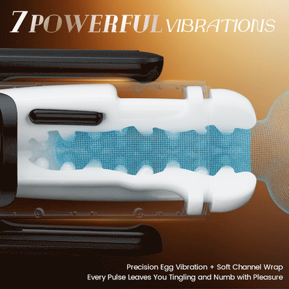 Suction Male Stroker with Precision Vibration and Ergonomic Grip