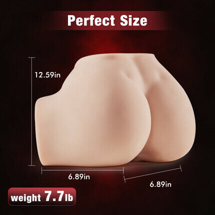 6.39lb Traci Beautiful Buttocks Realistic Butt Skin and Touch Double Hole Design