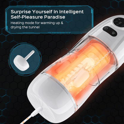 KAI 2 Heated Male Stroker with Suction Stimulation and Precision Vibration