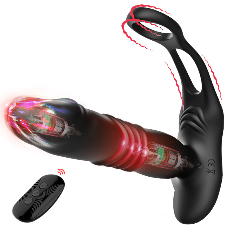 3 Thrusting & 10 Vibrating  Prostate Massager